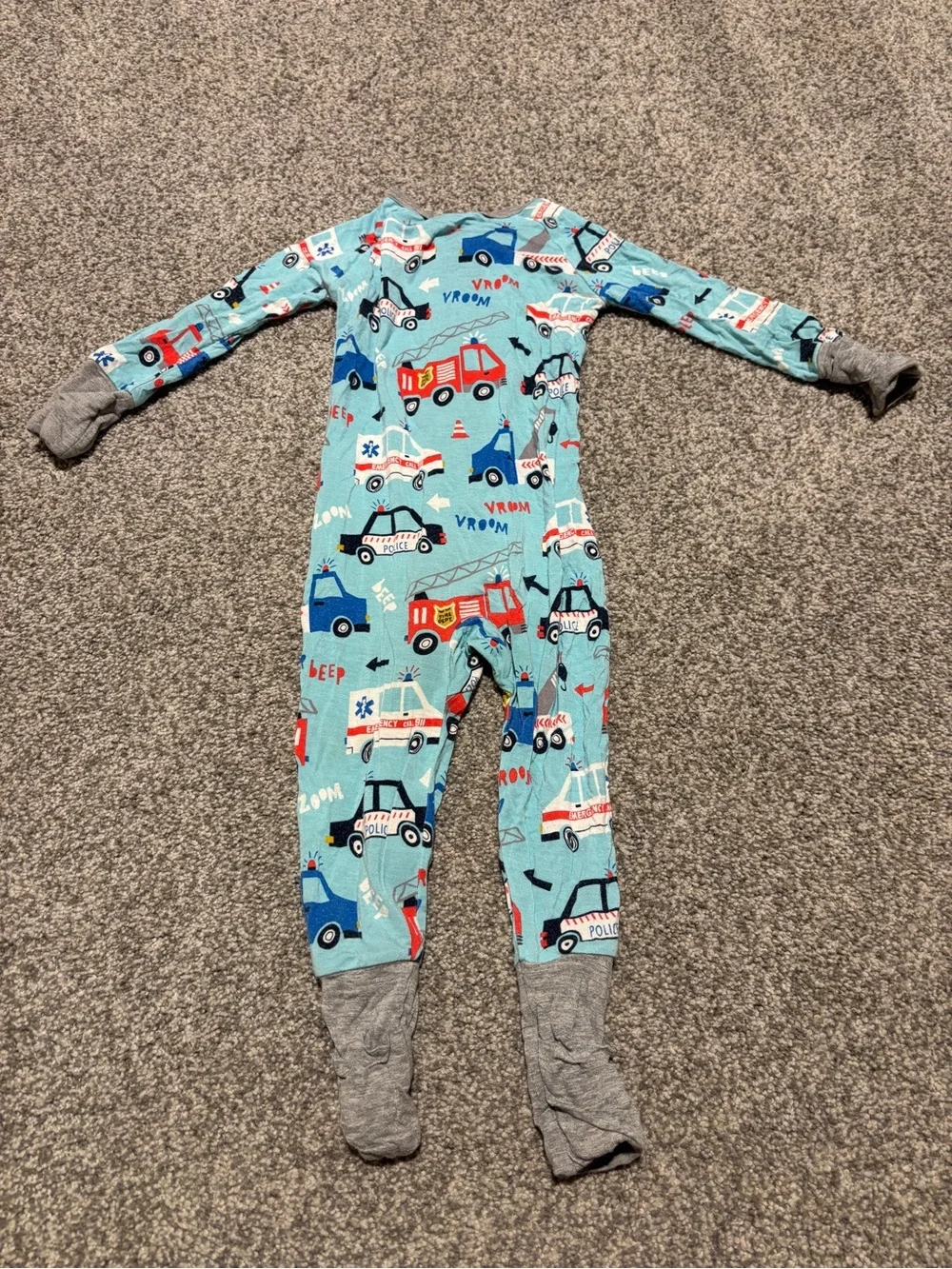 Little Sleepies - Safety Vehicles Zippy (6-12 mo)
